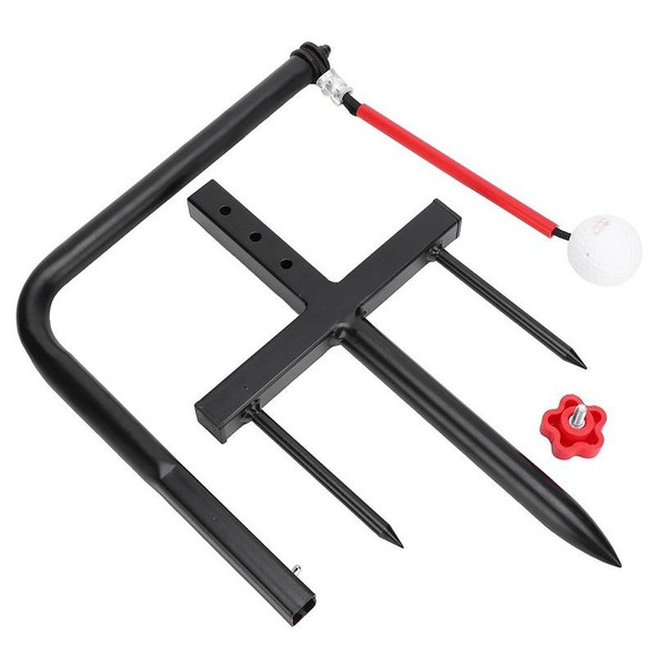 Golf Portable Indoor And Outdoor Swing Trainer(Black)