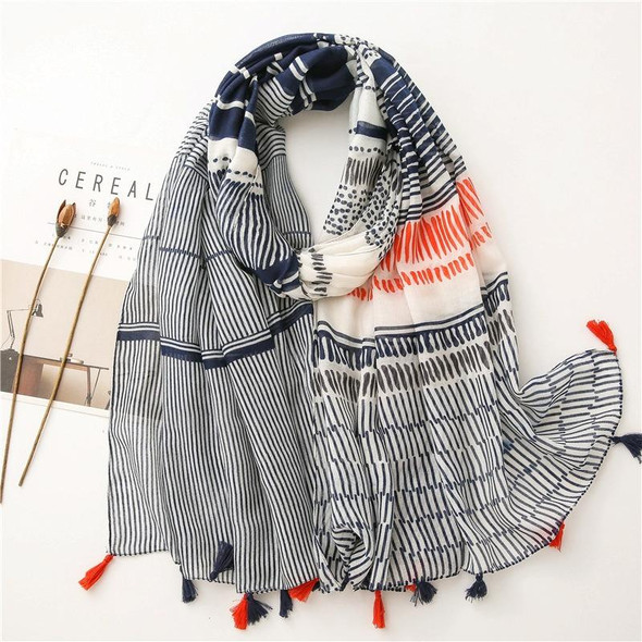 180 X 85cm  Women Cotton And Linen Scarf Retro Splicing Bohemian Printed Silk Shawl SL2008-009