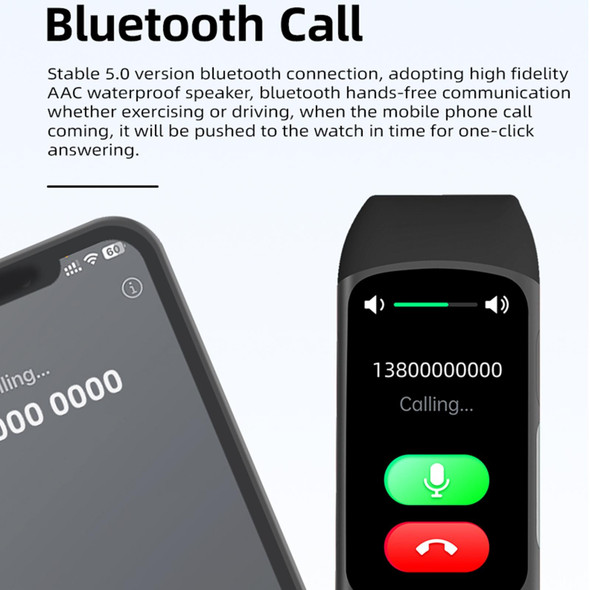 Spovan H7 BT5.3 IP67 1.47 inch Smart Sport Watch, Support Bluetooth Call / Sleep / Blood Oxygen / Heart Rate / Blood Pressure Health Monitor(Blue)