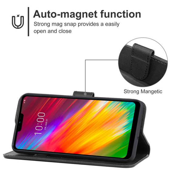 Leather Phone Case - LG G7 Fit(Black)