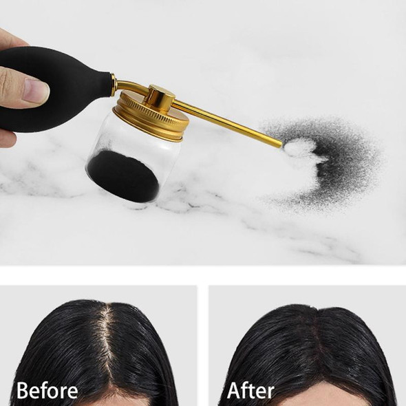 Hair Building Fiber Spray Applicator Hair Sprays Nozzle Pump Tool(Golden )