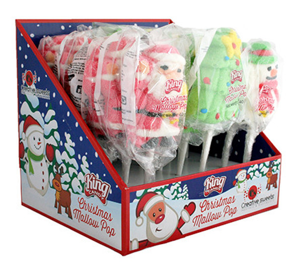 Christmas Confec Sweet Mallow Pop 40g