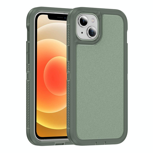 For iPhone 12 Guard Life Waterproof Frosted Phone Case(Green)