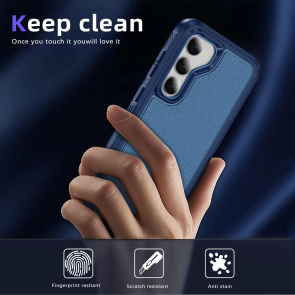 For Samsung Galaxy S23+ 5G Guard Life Waterproof Frosted Phone Case(Royal Blue)