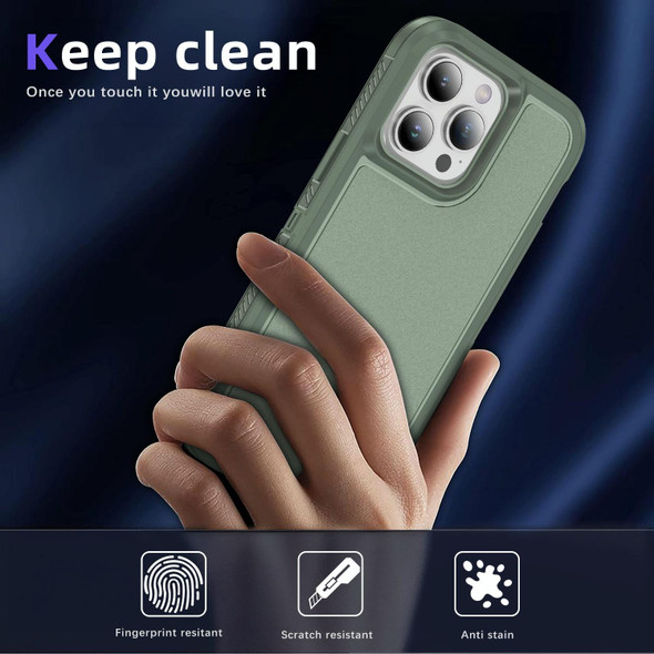 For iPhone 14 Pro Guard Life Waterproof Frosted Phone Case(Green)