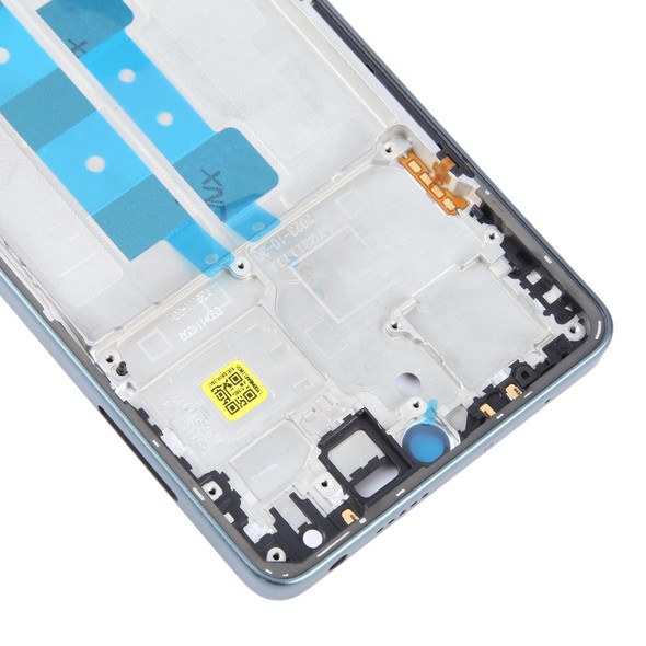 For Xiaomi Poco M6 Pro 4G Original Front Housing LCD Frame Bezel Plate (Blue)