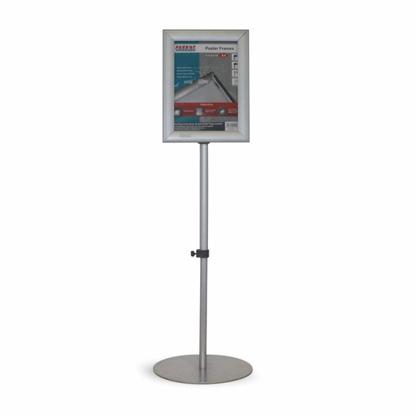 ALUMINIUM LOLLIPOP STAND POSTER FRAME A4 PORTRAIT