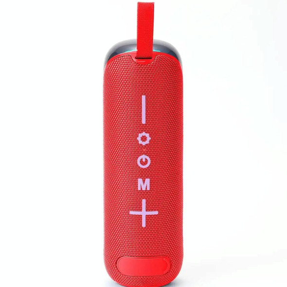 T&G TG-384 Mini Portable Bluetooth Speaker Support TF / U-disk / RGB Light(Red)