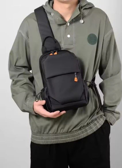 Zen Sling Cross Body Backpack-Black