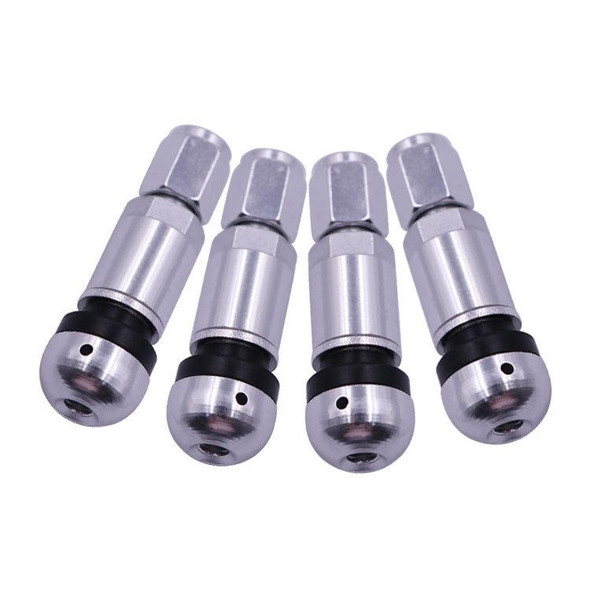 10 Sets Car Tire Air Nozzle Aluminum Alloy Vacuum Tire Hub Car Tire Valve Core Explosion-Proof Universal Type(Bright Color)