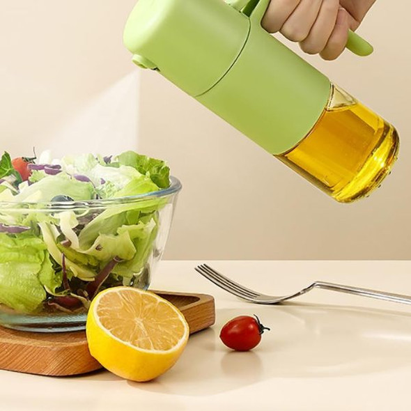 Mess-Free Glass Oil Dispenser Bottle - 210ml, Green