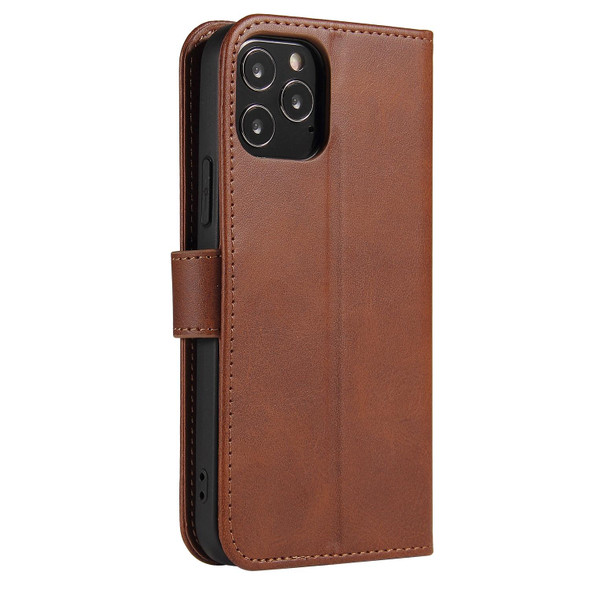 Calf Texture Buckle Horizontal Flip Leatherette Case with Holder & Card Slots & Wallet - iPhone 13 mini(Brown)
