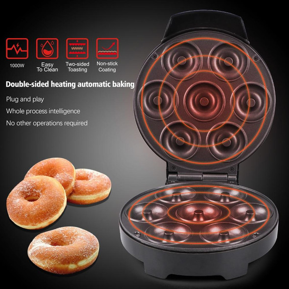 1000W  Mini Donut Maker Machine Can Make 7 Doughnuts 220V EU Plug