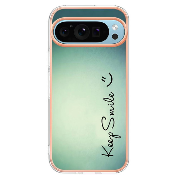 For Google Pixel 9 Electroplating Dual-side IMD Phone Case(Smile)