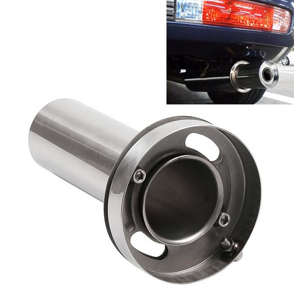 3.5 inch Universal Car 304 Stainless Steel Exhaust Pipe Muffler Unadjustable Tail Muffler Tip 