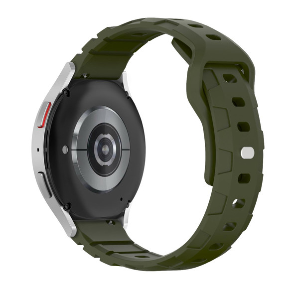 20mm Armor Silicone Watch Band(Army Green)