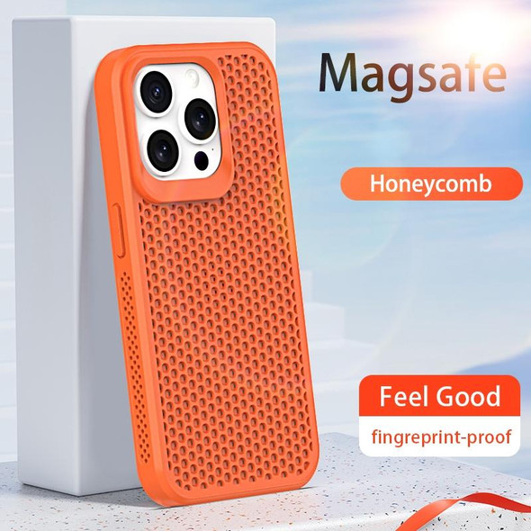 For iPhone 12 Pro Max Heat Dissipation Phone Case(Orange)