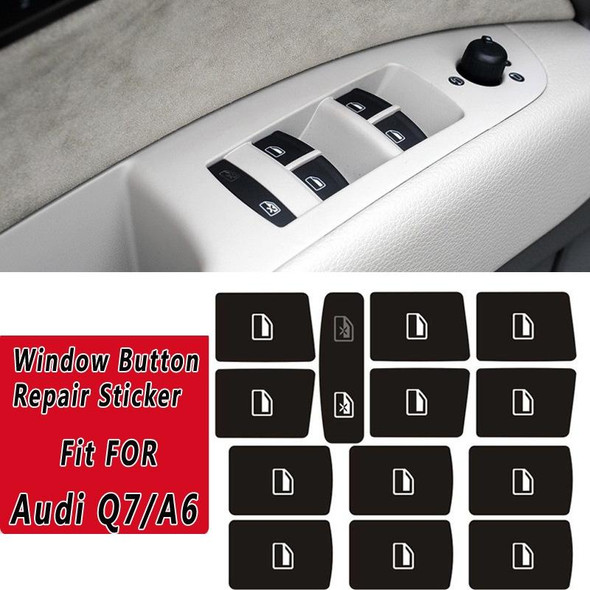 For Audi A6/A6L/Q7 Window Button Repair Sticker