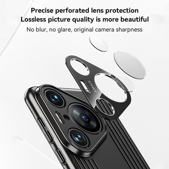 For Huawei Mate 40 Pro Ice Sense Heat Dissipation Electroplating Frosted Phone Case(Black)