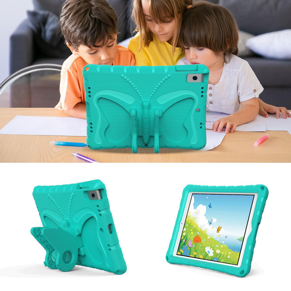 For iPad Air 3 / 10.5 2019 Butterfly Bracket EVA Shockproof Tablet Case(Mint Green)