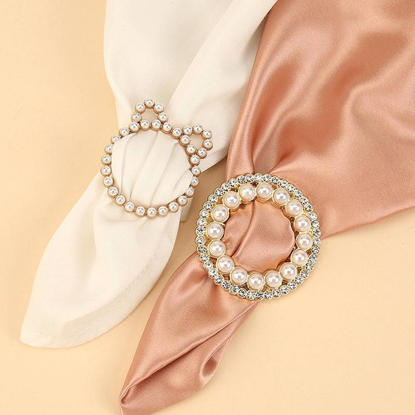 2pcs Silk Scarf Corner Clasp Ring Shirt Hem Cinching Fixed Clothing Accessories, Model: Silver Heart