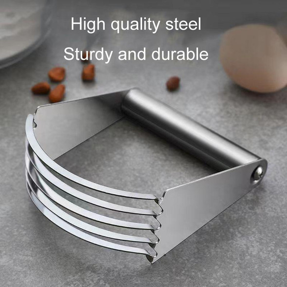 Stainless Steel Cutter 5-Layer Curved Dough Mixer Kitchen Baking Flour Cutter Gadgets(91g)