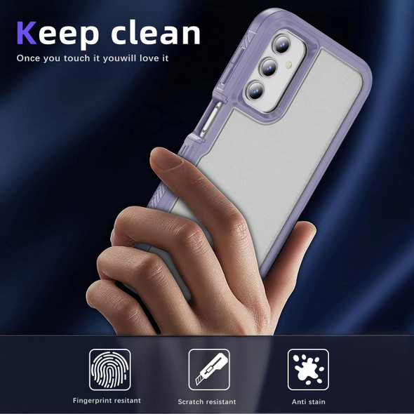 For Samsung Galaxy A54 5G Guard Life Waterproof Frosted Phone Case(Light Purple)