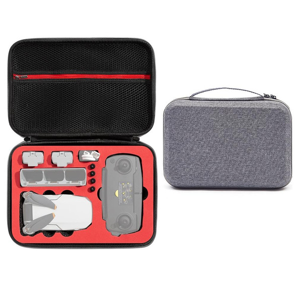 DJI Mini SE Shockproof Carrying Hard Case Storage Bag, Size: 21.5 x 29.5 x 10cm(Grey + Red Liner)