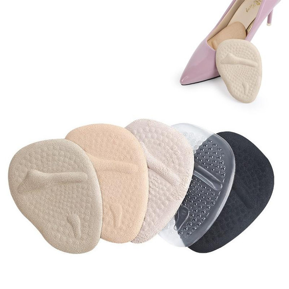 5 Pairs Sweat-Absorbent Breathable Non-Slip Forefoot Pad High Heels Anti-Pain Pad, Random Color Delivery, Size:Free Size