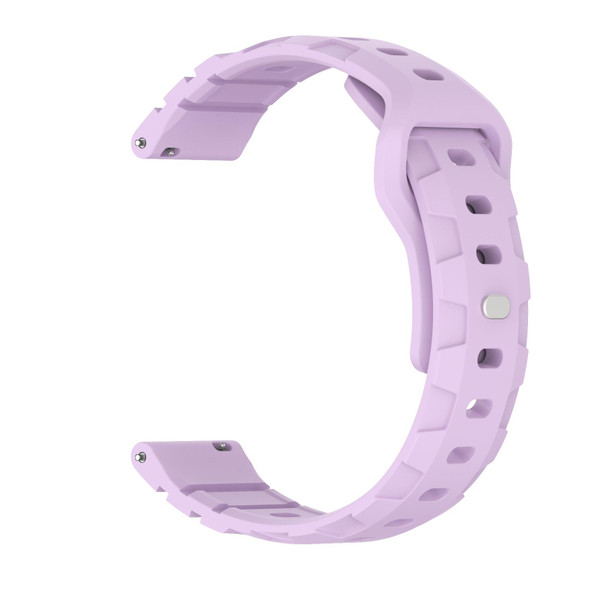 18mm Armor Silicone Watch Band(Purple)