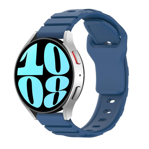 20mm Armor Silicone Watch Band(Dark Blue)