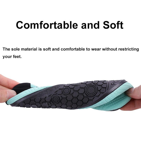 Comfortable Breathable Diving Beach Socks Shoes Anti-Skid Swimming Shoes, Size: 34-35(Black)