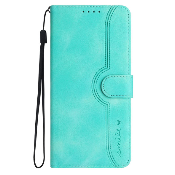 For vivo V29 5G Global/V29 Pro Heart Pattern Skin Feel Leather Phone Case(Light Blue)