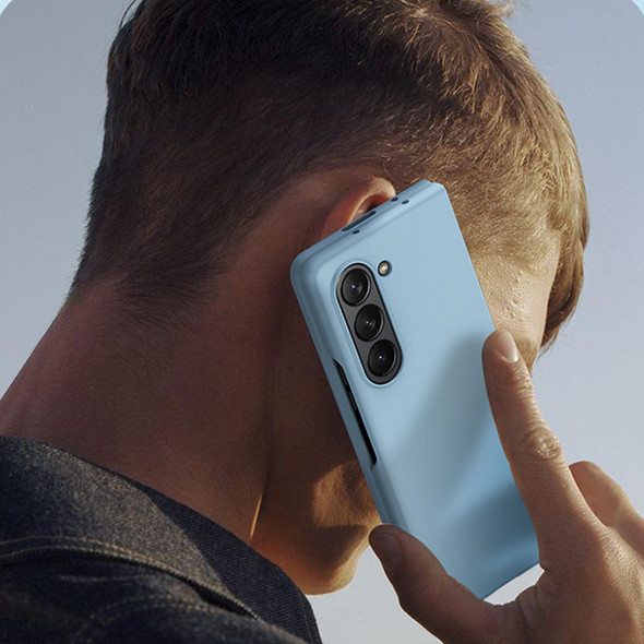 For Samsung Galaxy Z Fold6 Skin Feel PC Full Coverage Shockproof Phone Case(Orange)