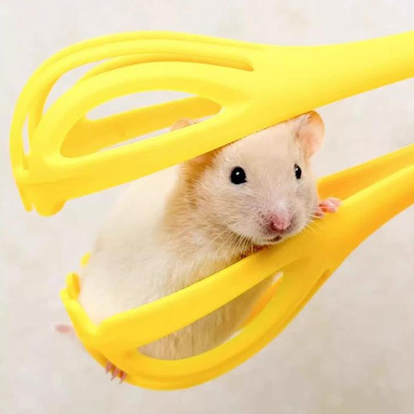 Hamster Clip Golden Bear Interactive Toys Landscaping Mouse Trap(Yellow)