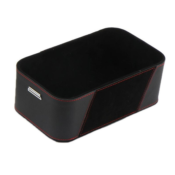 Car Multifunctional Dashboard Armrest Box Water Cup Storage Box, Color: Large Black