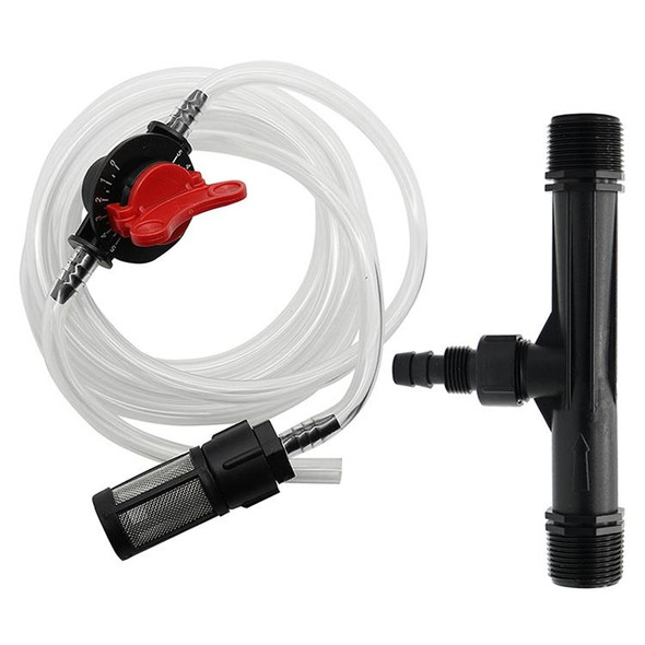 Venturi Fertilizer Applicator 1 inch Fertilizer and Filter Straw Kit with 1 Inch Connector Jet