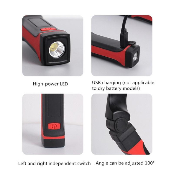 KS-1006  LED Hanging Neck Light Outdoor Lighting Work Light,Style: Dry Battery 