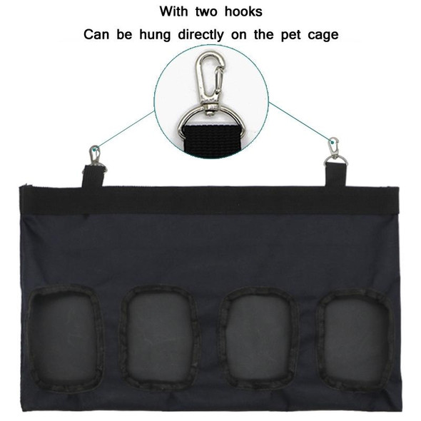2 PCS Small Pet Hamster Hanging Hay Storage Bag, Specification: Small