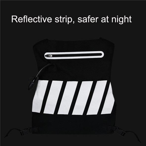Outdoor Luminous Cycling Sports Vest Bag, Size: Free Size(White)
