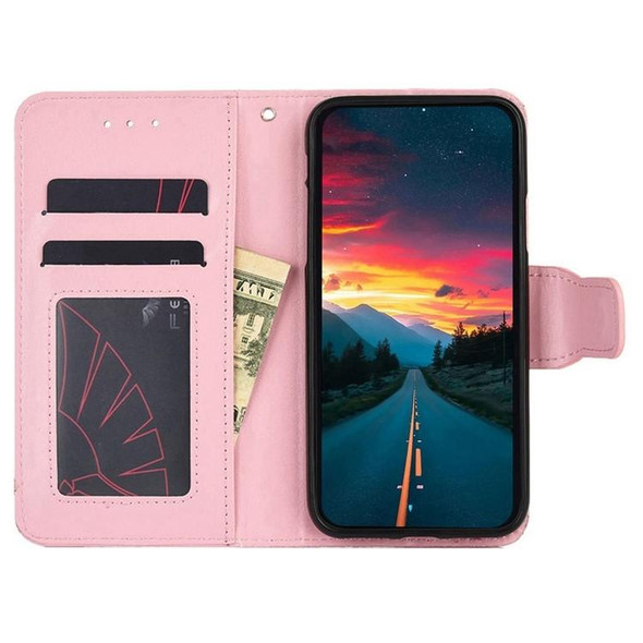 For Motorola Moto G34 5G Crystal Texture Leather Phone Case(Pink)