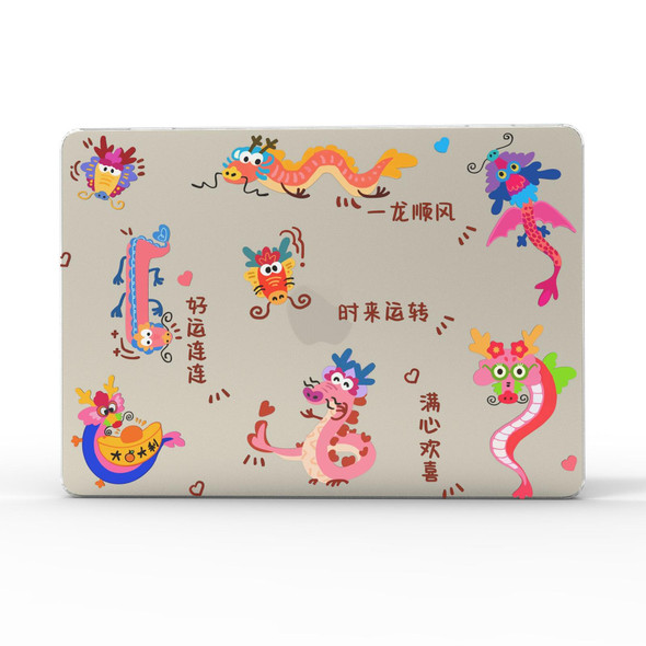 For MacBook Pro 13.3 A1278 UV Printed Pattern Laptop Frosted Protective Case(DDC-1683)