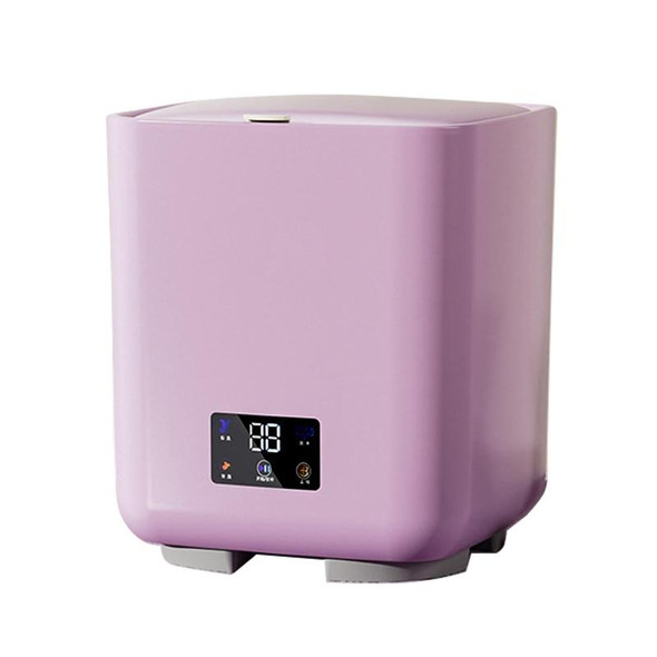 7L Mini Fully Automatic Portable Underwear Washing Drying Washing Machine, EU Plug, Color: Purple Ozone Model