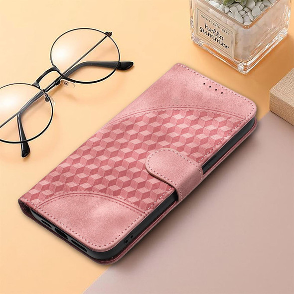 For vivo Y17/Y15/Y12/Y11 YX0060 Elephant Head Embossed Phone Leather Case with Lanyard(Pink)