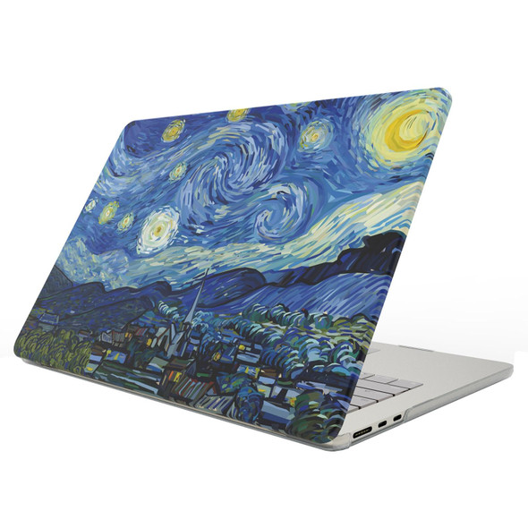 For MacBook Air 13.3 A1932 / A2179 / A2337 UV Printed Pattern Laptop Frosted Protective Case(DDC-197)