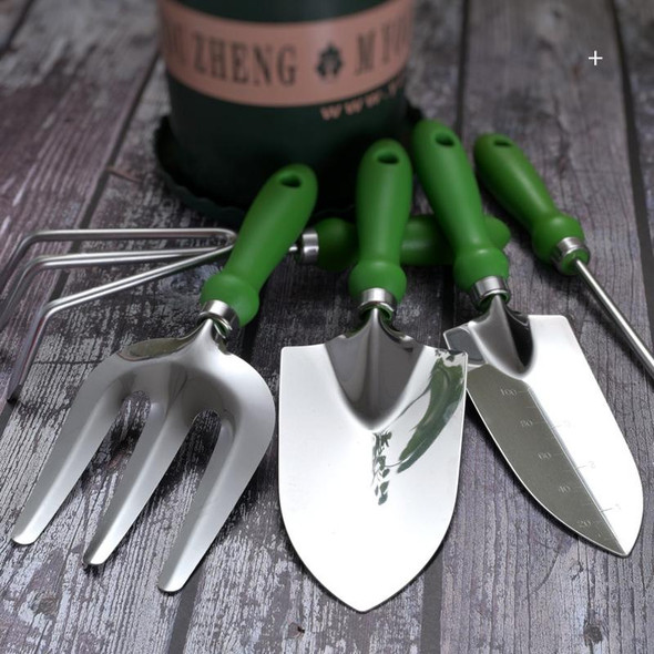 Garden Planting Shoveling Tools Thickened Plastic Handle Gardening Kit, Model: Triple Fork