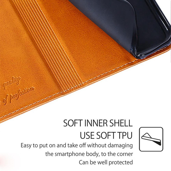 For Infinix Hot 40i Cow Texture Magnetic Leather Phone Case(Light Brown)