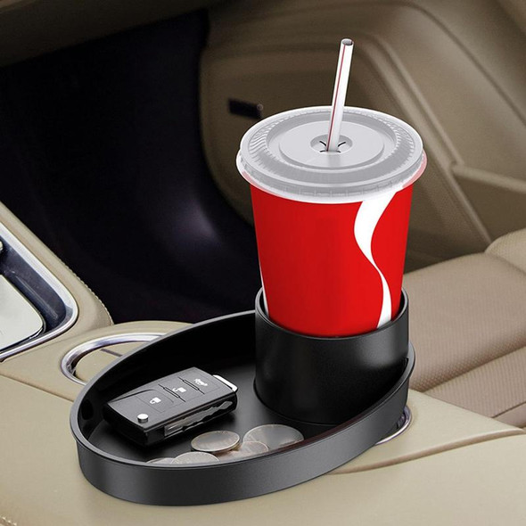 Car Drink Cup Holder Portable Hook Storage Rack(Black)