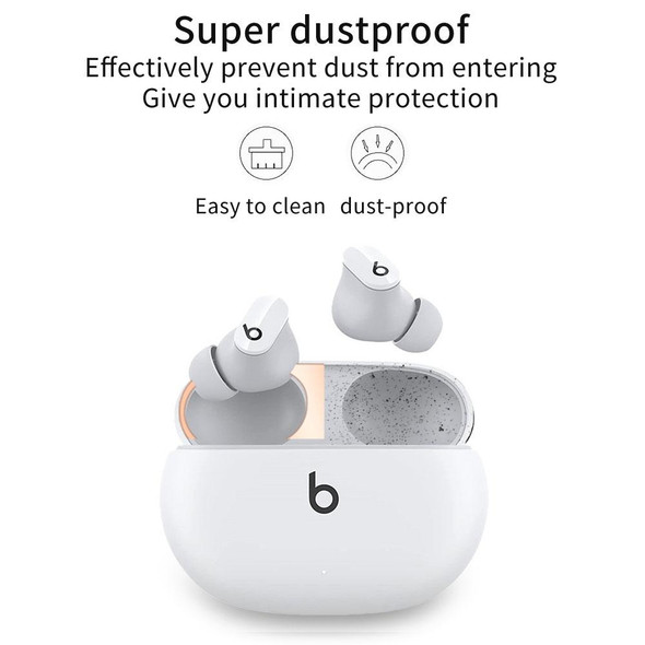 Beats Studio Buds Wireless Bluetooth Earphone Magic Sound Metal Protective Sticker(Silver)