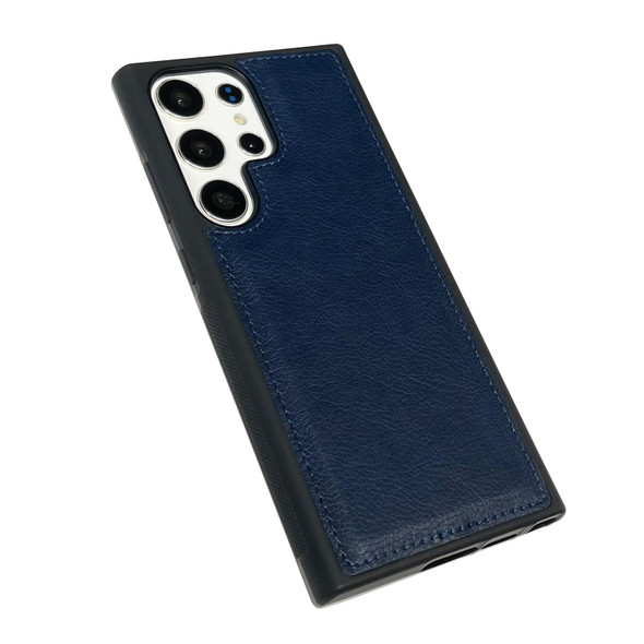 For Samsung Galaxy A53 5G Cowhide Texture Back Cover Phone Case(Royal Blue)